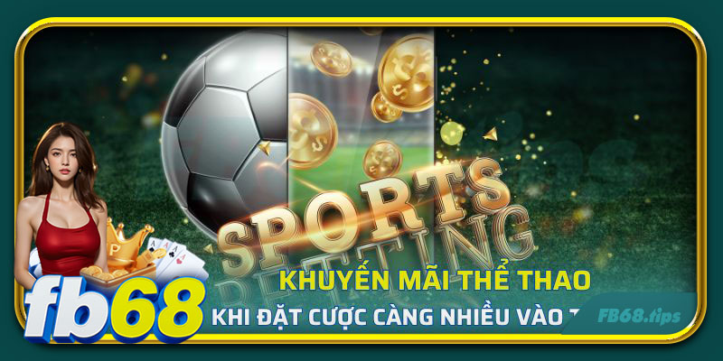 Khuyến mãi thể thao khi đặt cược càng nhiều vào trận đấu